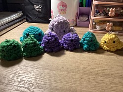 Octopus's Crochet Keychains $3-4