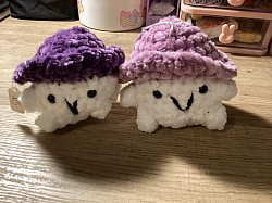Crochet Mushrooms $7