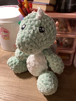 Crochet Dino $15