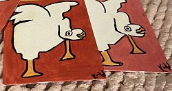 Goose paintings $10