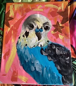 Bird painting $70